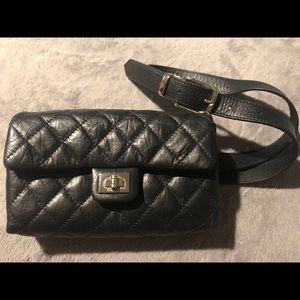 Chanel Black 2.55 Reissue Waist/Belt Bag